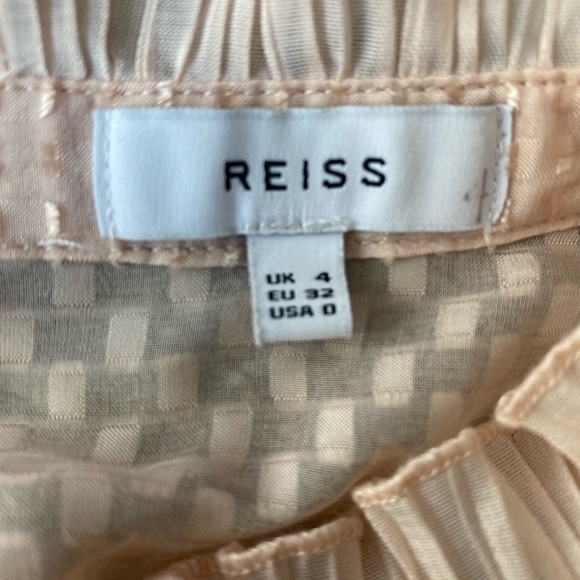 Reiss Taylor Pink Ruffle Blouse - 0 - Picture 14 of 15